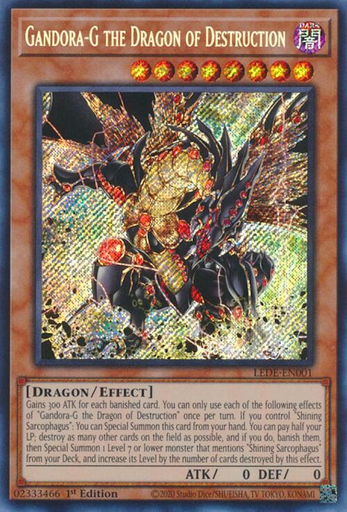 Gandora-G the Dragon of Destruction LEDE-EN001 card from Legacy of Destruction