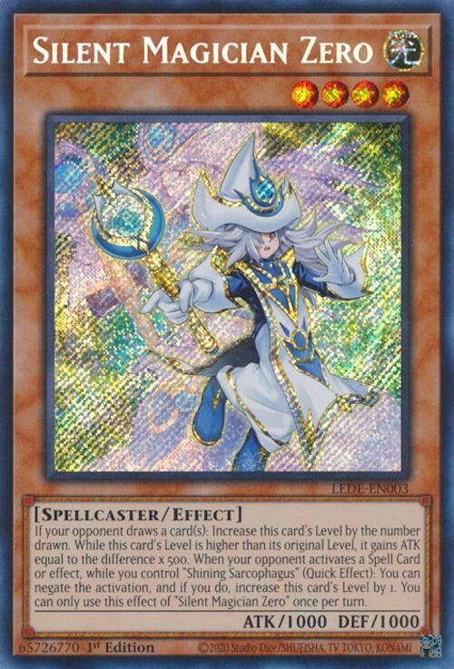 Silent Magician Zero LEDE-EN003 card from Legacy of Destruction