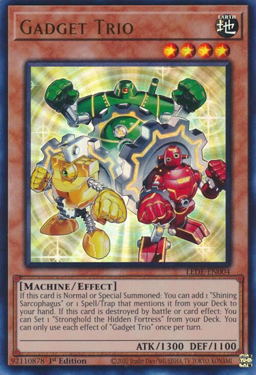 Gadget Trio LEDE-EN004 card from Legacy of Destruction