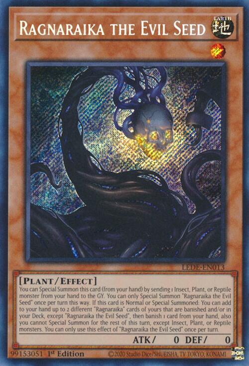 Ragnaraika the Evil Seed LEDE-EN013 card from Legacy of Destruction
