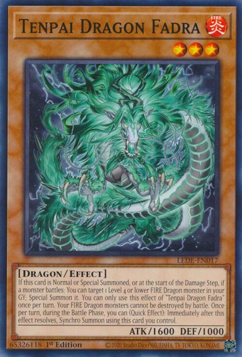 Tenpai Dragon Fadra LEDE-EN017 card from Legacy of Destruction