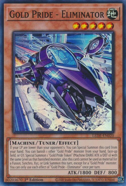 Gold Pride - Eliminator LEDE-EN020 card from Legacy of Destruction