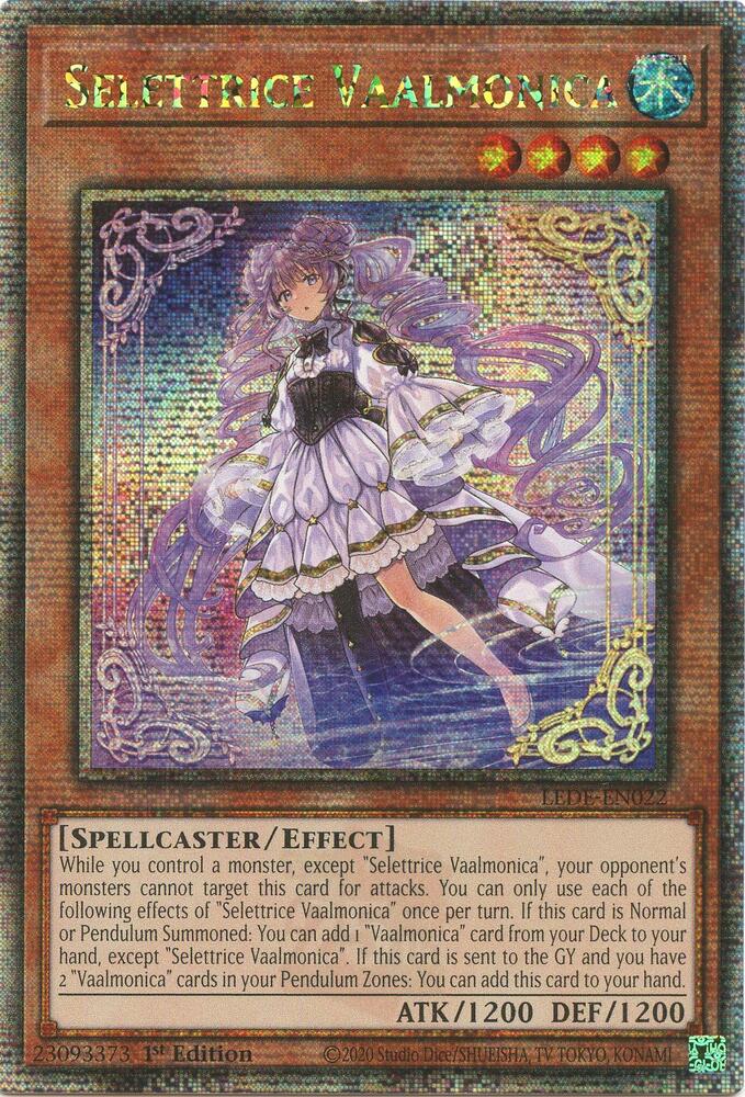 Selettrice Vaalmonica (Quarter Century Secret Rare) LEDE-EN022 card from Legacy of Destruction