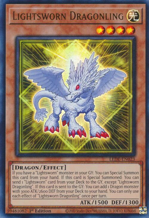 Lightsworn Dragonling LEDE-EN023 card from Legacy of Destruction