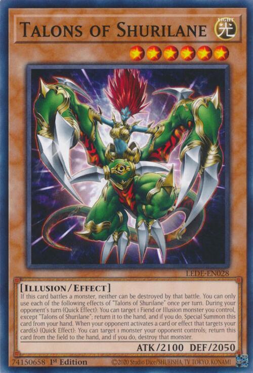 Talons of Shurilane LEDE-EN028 card from Legacy of Destruction
