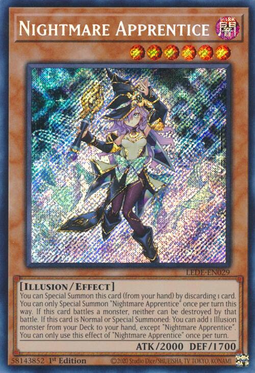 Nightmare Apprentice LEDE-EN029 card from Legacy of Destruction