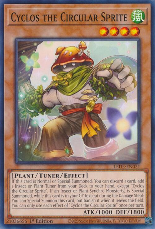 Cyclos the Circular Sprite LEDE-EN031 card from Legacy of Destruction