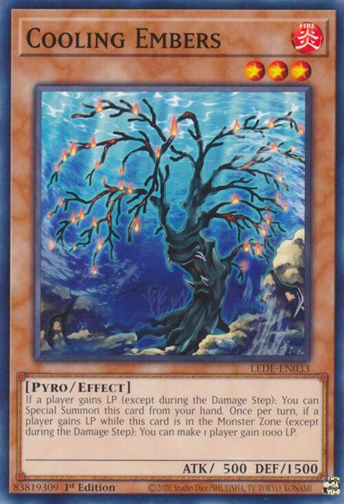 Cooling Embers LEDE-EN033 card from Legacy of Destruction
