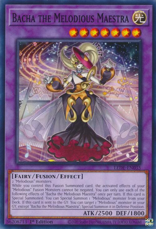 Bacha the Melodious Maestra LEDE-EN035 card from Legacy of Destruction