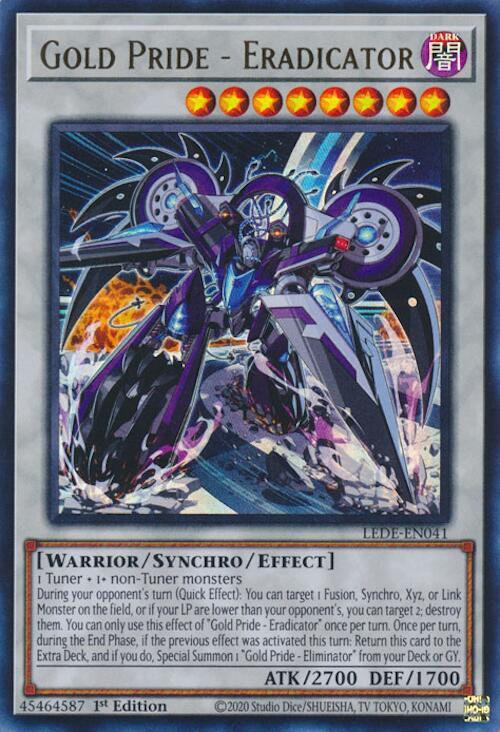 Gold Pride - Eradicator LEDE-EN041 card from Legacy of Destruction