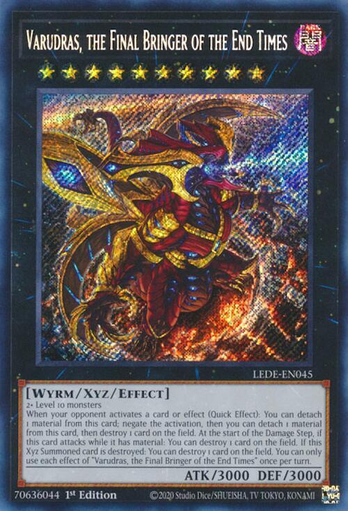 Varudras, the Final Bringer of the End Times LEDE-EN045 card from Legacy of Destruction