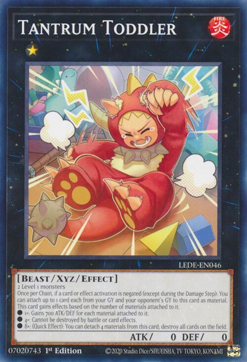 Tantrum Toddler LEDE-EN046 card from Legacy of Destruction