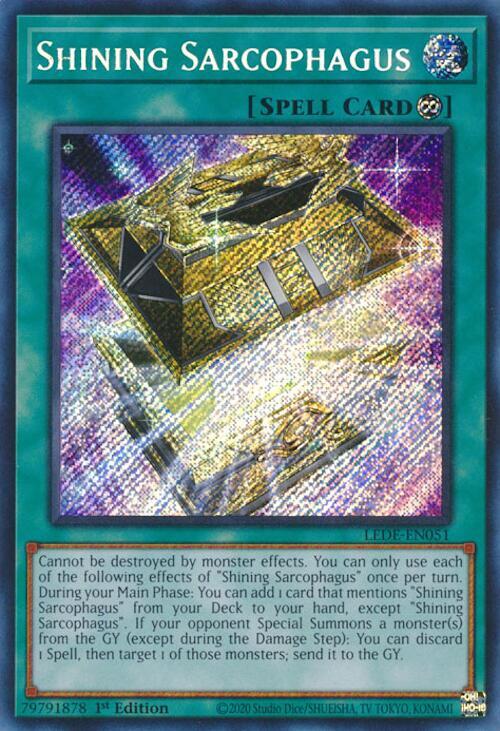 Shining Sarcophagus LEDE-EN051 card from Legacy of Destruction