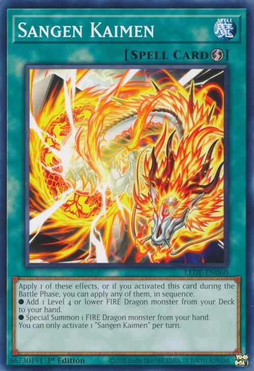 Sangen Kaimen LEDE-EN060 card from Legacy of Destruction