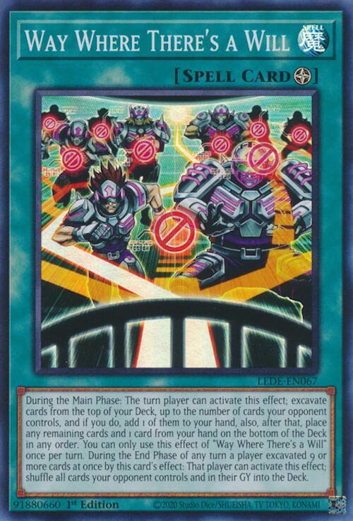 Way Where There's a Will LEDE-EN067 card from Legacy of Destruction