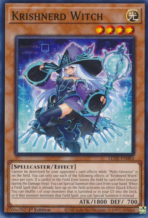 Krishnerd Witch LEDE-EN084 card from Legacy of Destruction