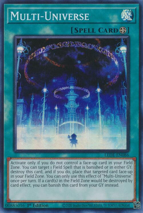 Multi-Universe LEDE-EN086 card from Legacy of Destruction