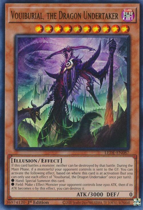 Vouiburial, the Dragon Undertaker LEDE-EN087 card from Legacy of Destruction