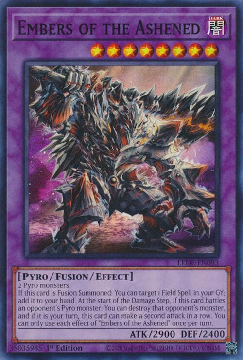 Embers of the Ashened LEDE-EN093 card from Legacy of Destruction