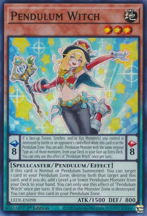 Pendulum Witch LEDE-EN098 card from Legacy of Destruction