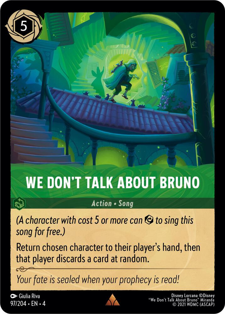 We Don't Talk About Bruno 97/204 card from Ursula's Return