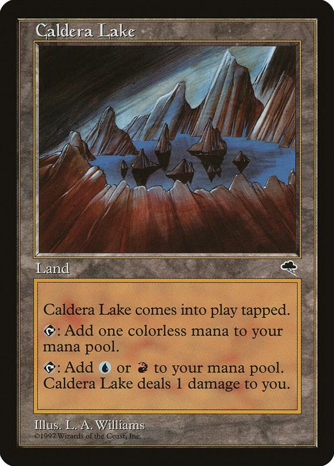 Caldera Lake 316 card from Tempest