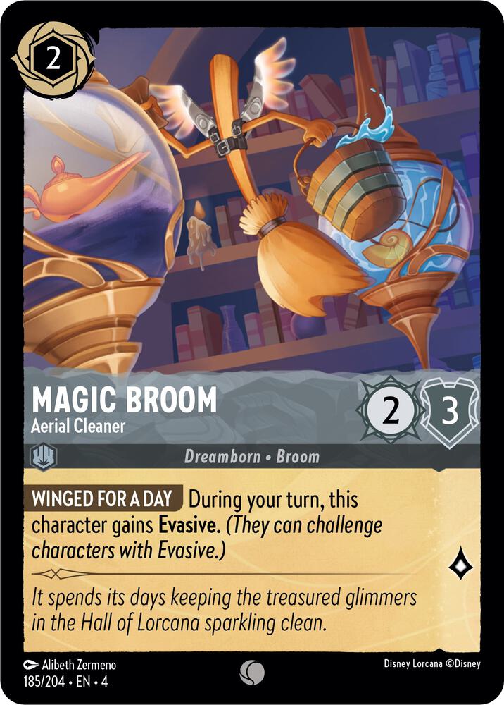 Magic Broom - Aerial Cleaner 185/204 card from Ursula's Return