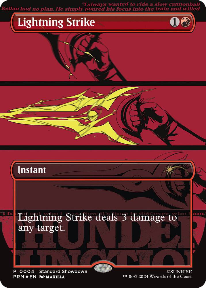 Lightning Strike 4 card from Standard Showdown Promos