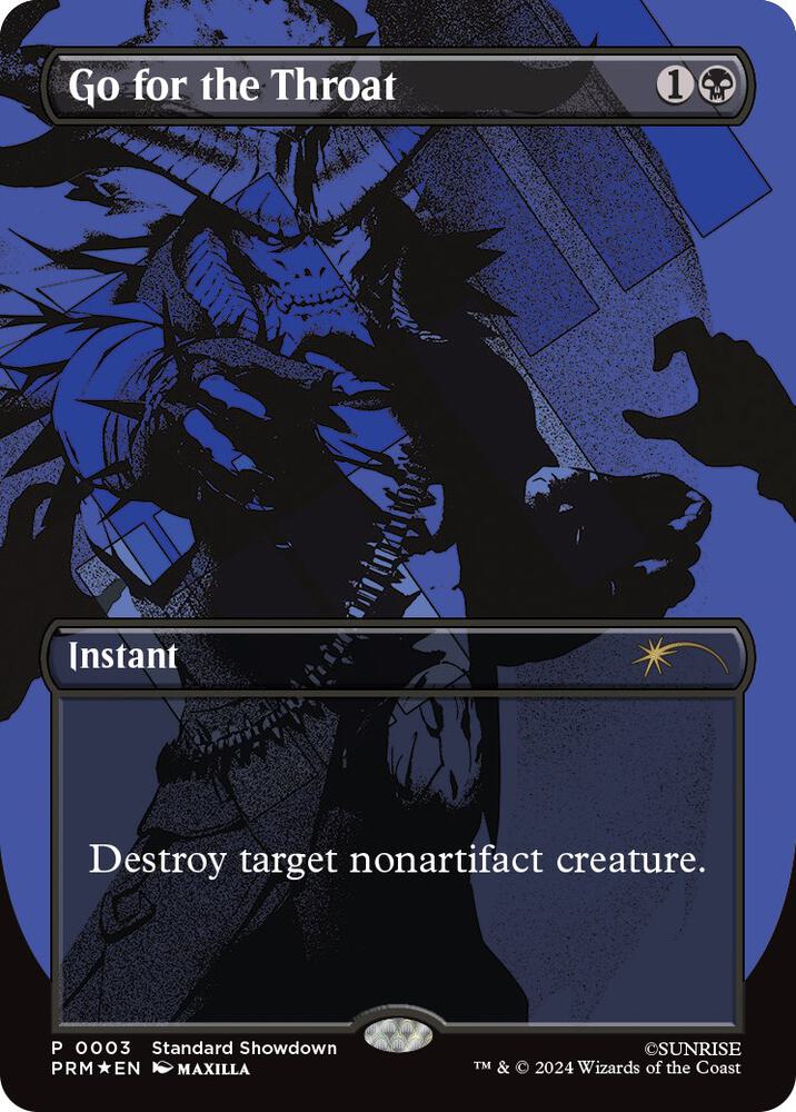 Go for the Throat 3 card from Standard Showdown Promos
