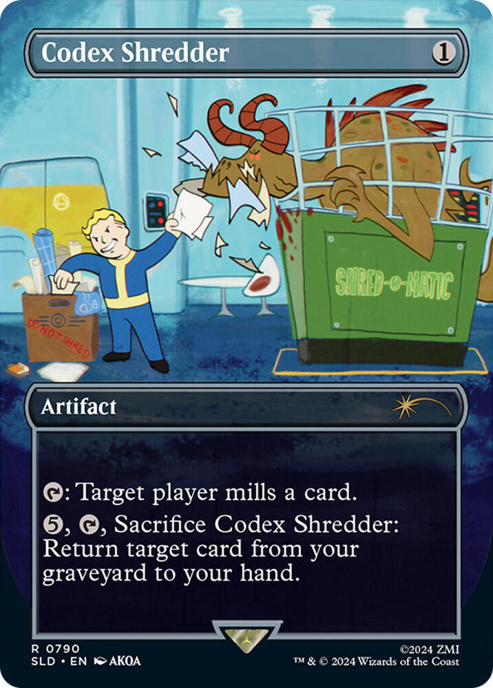 Codex Shredder (Rainbow Foil) 790 card from Secret Lair Drop Series