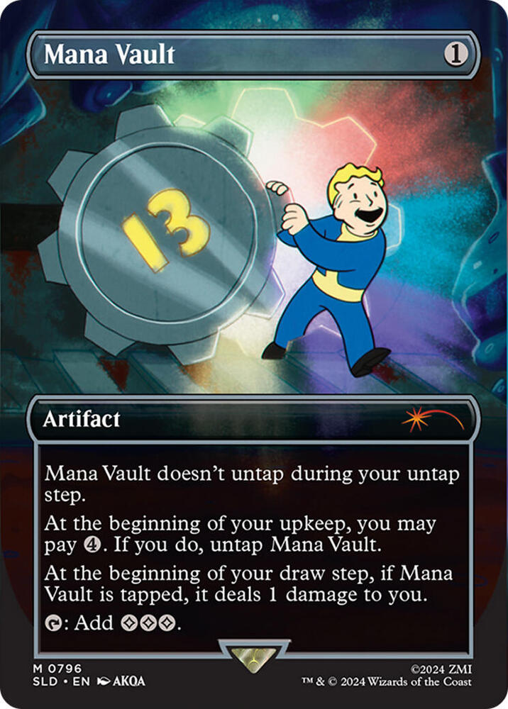 Mana Vault (Rainbow Foil) 796 card from Secret Lair Drop Series