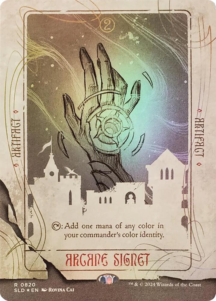 Arcane Signet (Rainbow Foil) 820 card from Secret Lair Drop Series