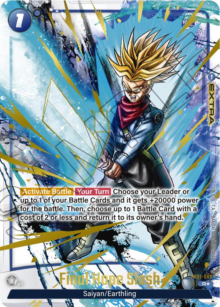 Final Hope Slash (Alternate Art) FB01-066 card from Awakened Pulse Alternate Art Reprints