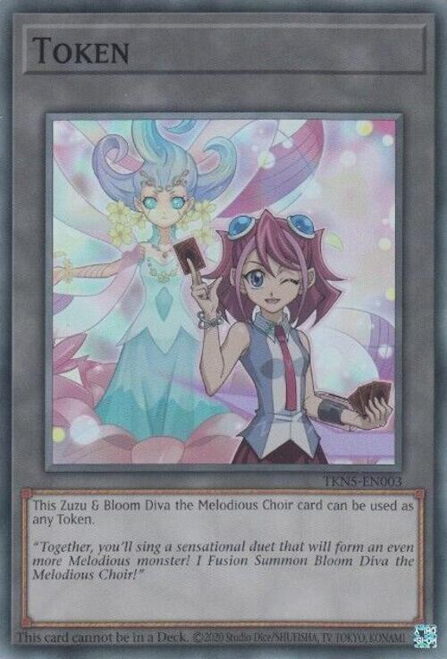 Token: Zuzu and Bloom Diva the Melodious Choir TKN5-EN003 card from Legacy of Destruction