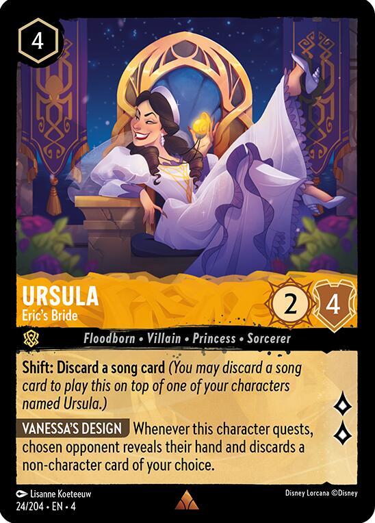Ursula - Eric's Bride 24/204 card from Ursula's Return