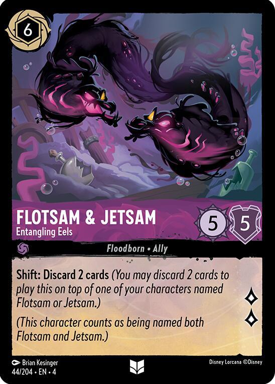 Flotsam & Jetsam - Entangling Eels 44/204 card from Ursula's Return