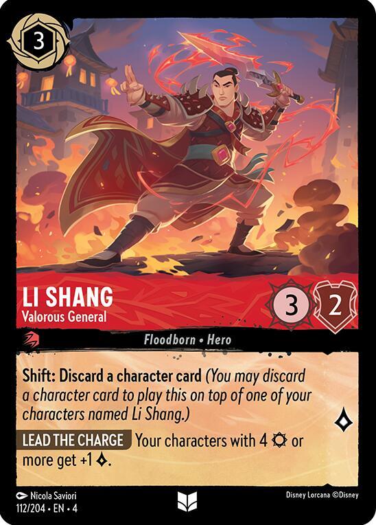 Li Shang - Valorous General 112/204 card from Ursula's Return