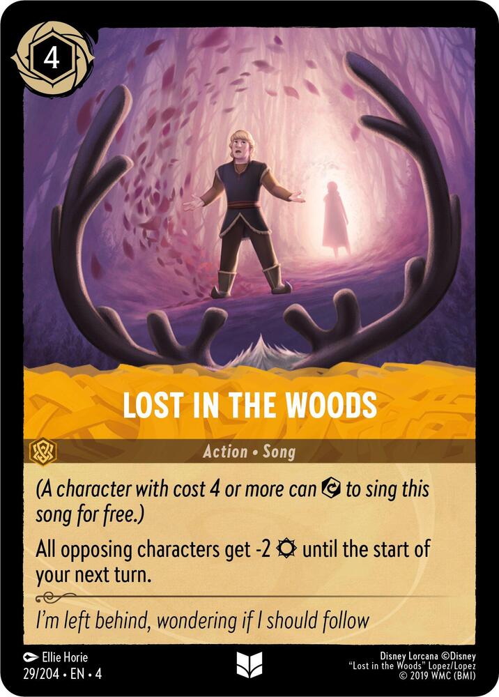 Lost in the Woods 29/204 card from Ursula's Return