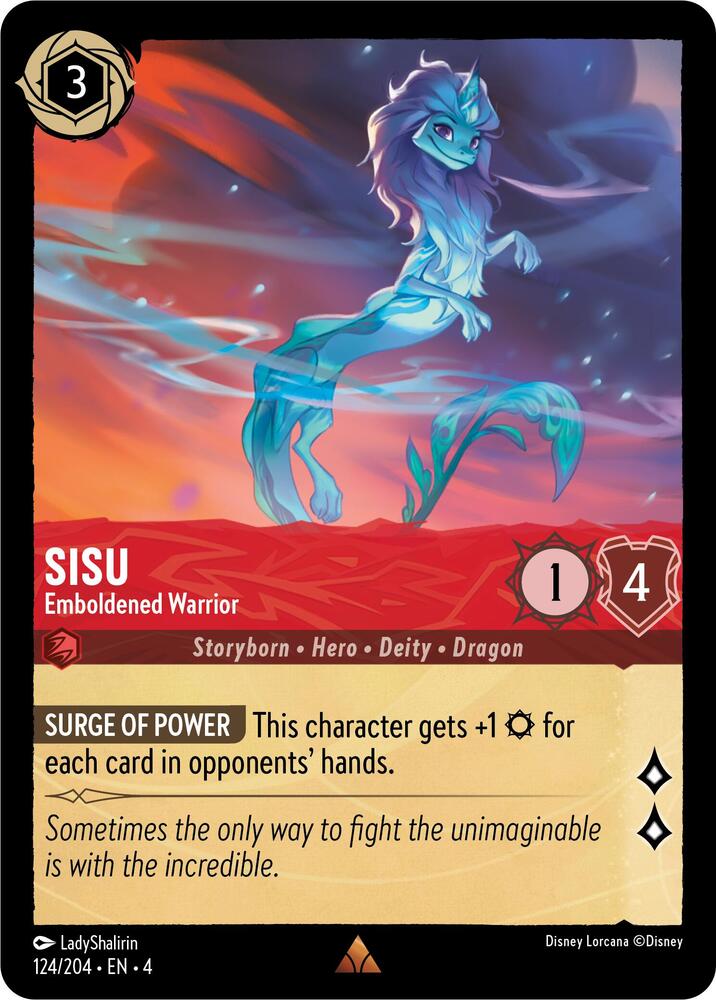 Sisu - Emboldened Warrior 124/204 card from Ursula's Return