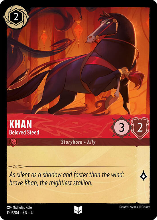 Khan - Beloved Steed 110/204 card from Ursula's Return