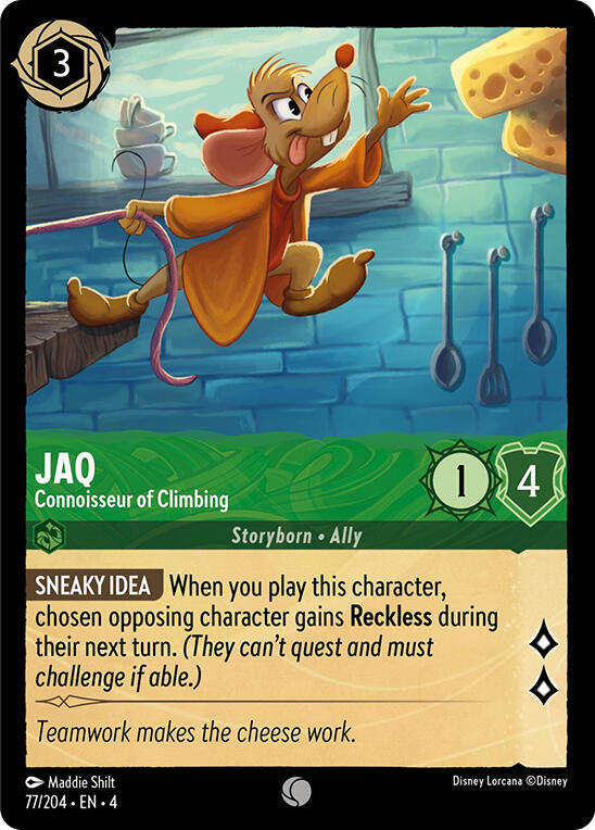 Jaq - Connoisseur of Climbing 77/204 card from Ursula's Return