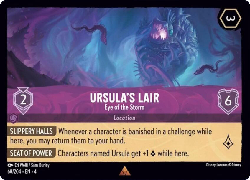 Ursula's Lair - Eye of the Storm 68/204 card from Ursula's Return