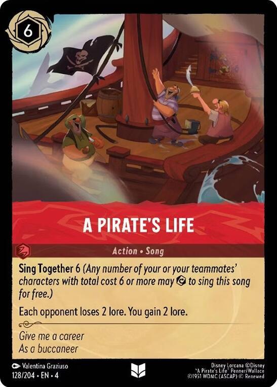 A Pirate's Life 128/204 card from Ursula's Return