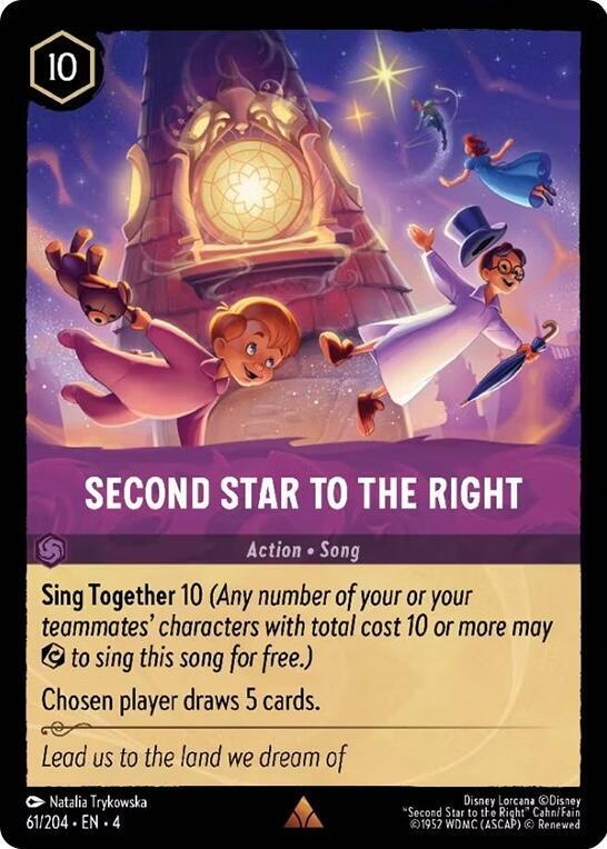 Second Star to the Right 61/204 card from Ursula's Return