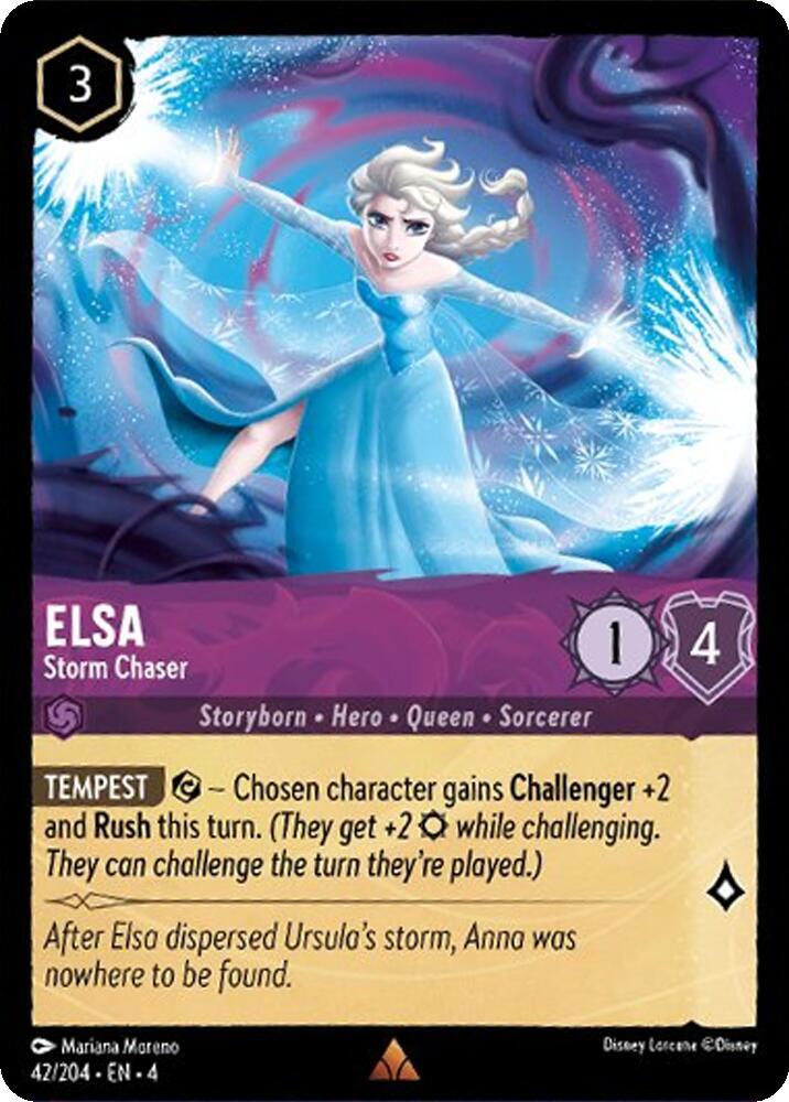 Elsa - Storm Chaser 42/204 card from Ursula's Return