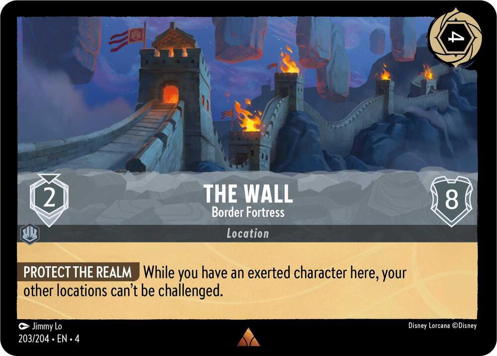 The Wall - Border Fortress 203/204 card from Ursula's Return