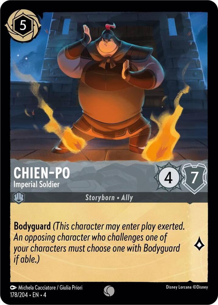 Chien-Po - Imperial Soldier 178/204 card from Ursula's Return