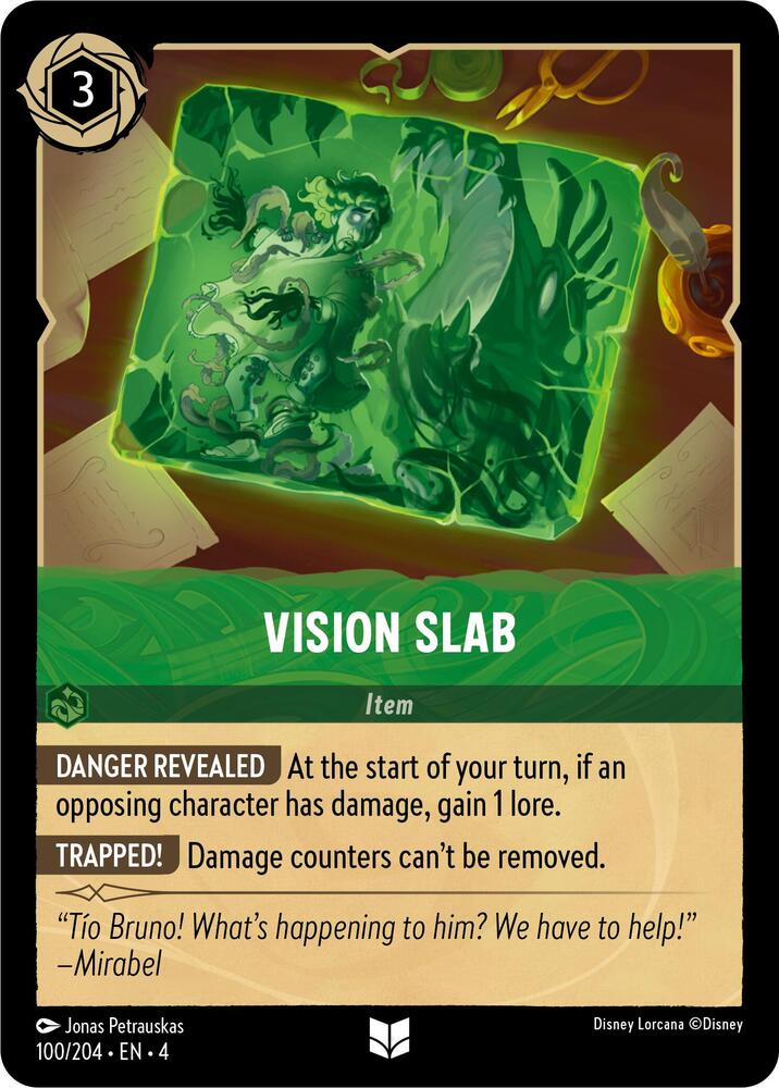 Vision Slab 100/204 card from Ursula's Return