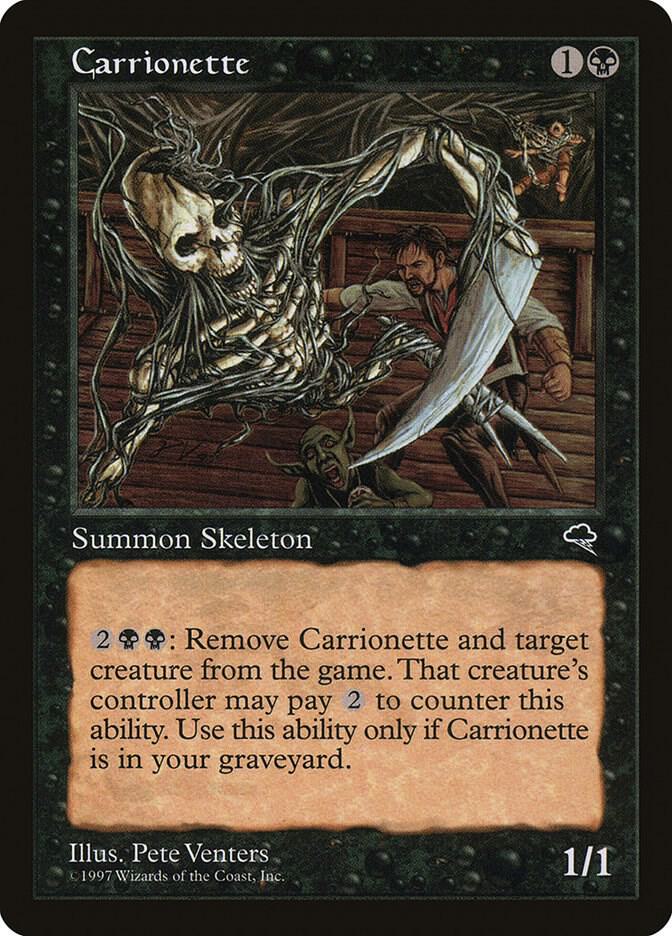 Carrionette 111 card from Tempest