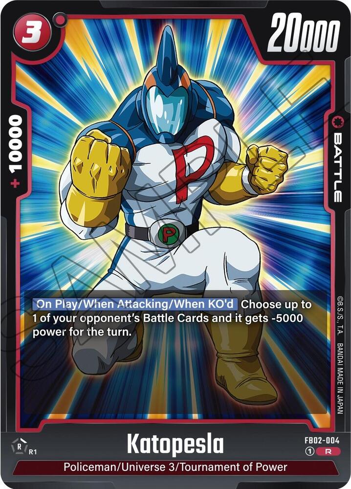 Katopesla FB02-004 card from Blazing Aura